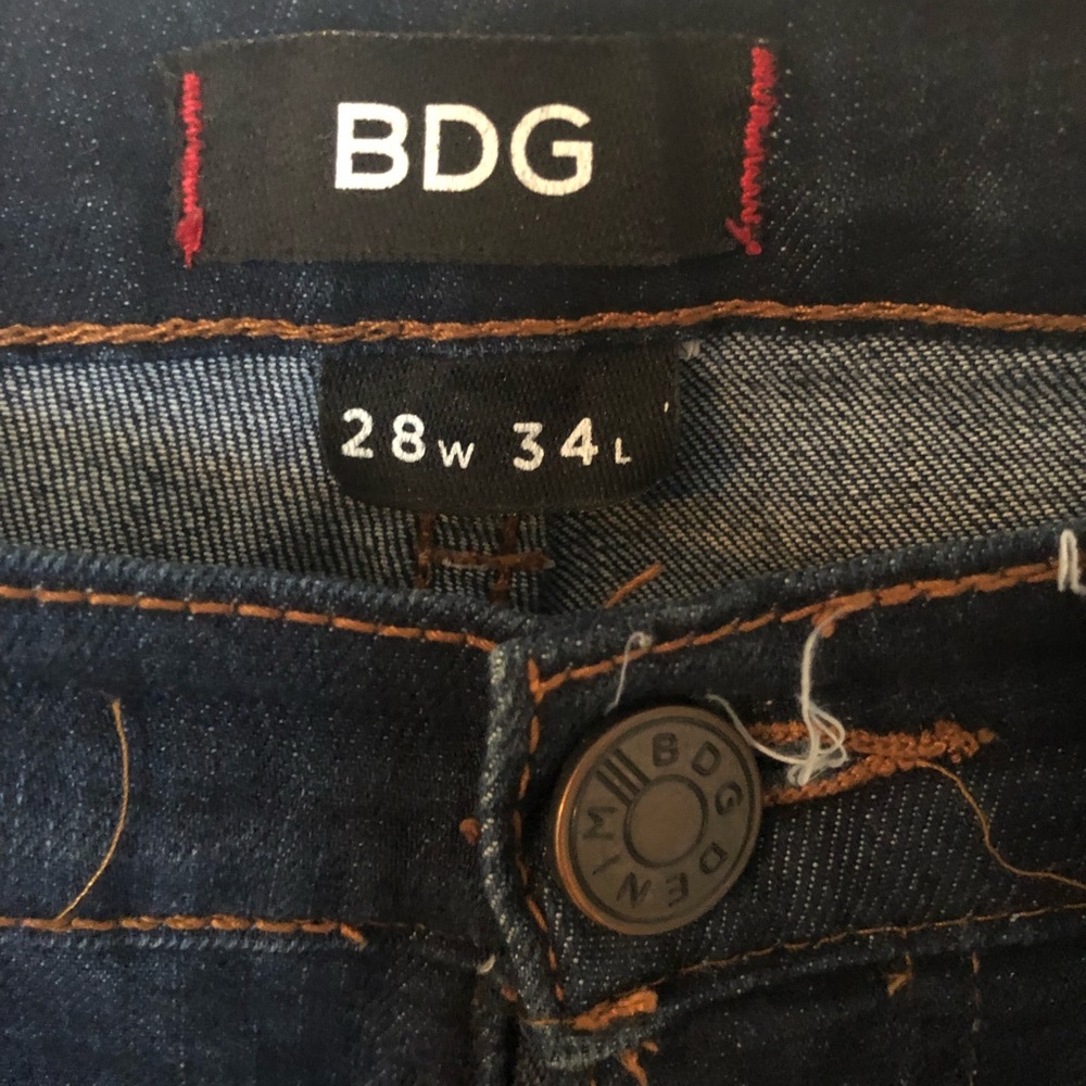 High Rise Cigarette Long Jeans